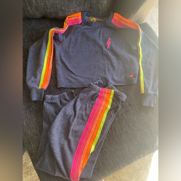 Aviator Nation Pants - Aviator Nation 5 stripe set small